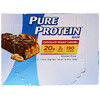 Pure Protein‏, قطع شوكولاتة بالفول السوداني والكاراميل، 6 قطع، كل قطعة 1.76 أوقية (50 جم)