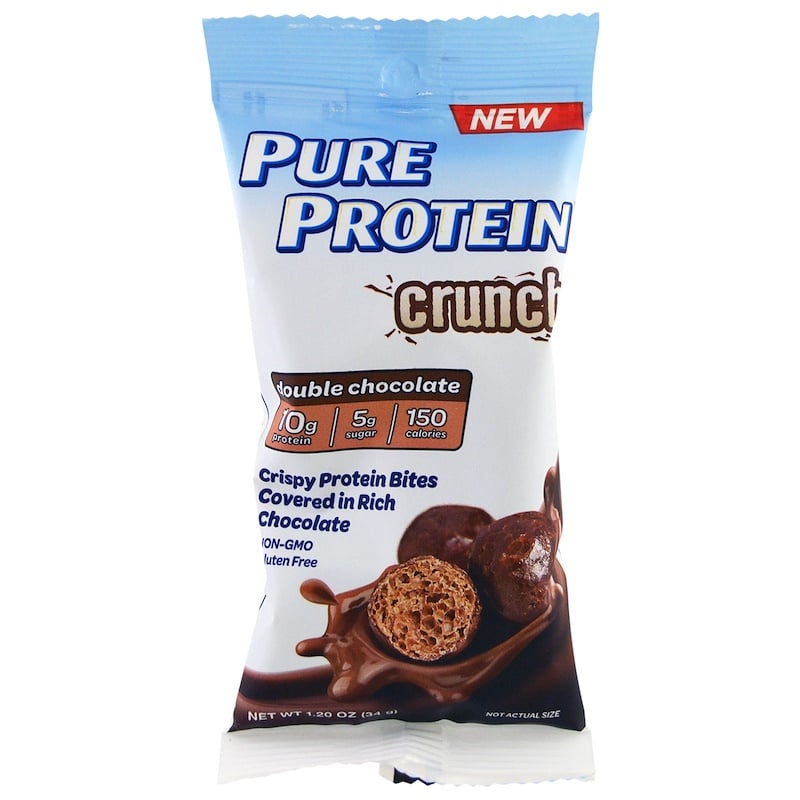 Pure Protein, Crunch, Crispy Protein Bites, Double Chocolate, 6 ...