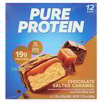 グルテンフリーバー、チョコレート塩キャラメル、12本、各50g（1.76