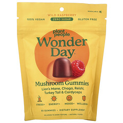WonderDay®, жувальні таблетки з грибами, дика малина, 60 жувальних таблеток