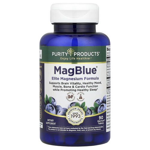 Purity Products, MagBlue®, 90 SlipTech™ Tabletten