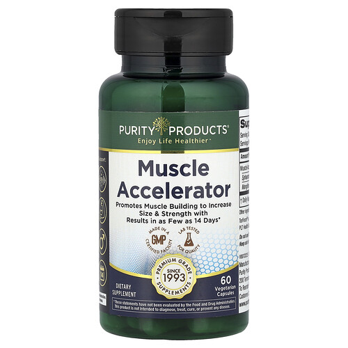 Purity Products, Muscle Accelerator, 60 Vegetarian Capsules