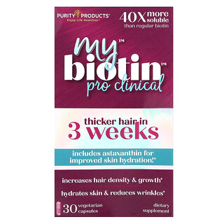 Purity Products, MyBiotin, ProClinical, 30 vegetáriánus kapszula