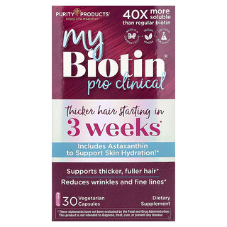 Purity Products, MyBiotin®, ProClinical, 30 vegetarijanskih kapsula
