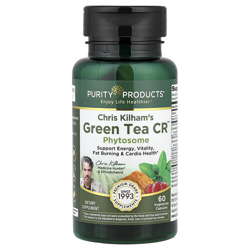 Purity Products, Chris Kilham's Grüner Tee CR™, Phytosom, 60 vegetarische Kapseln
