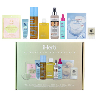 iHerb Exclusive, iHerb® Exclusive, Sunkissed Essentials Kit, Sunkissed Essentials Kit, 8-teiliges Set
