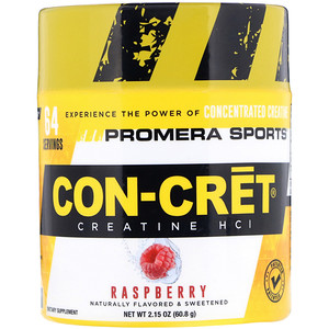 Отзывы о Promera Sports, Con-Cret Creatine HCl, Raspberry, 2.15 oz (60.8 g)