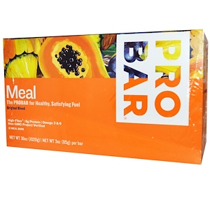 Пробар, Meal Bar, Original Blend, 12 Bars, 3 oz (85 g) Per Bar отзывы