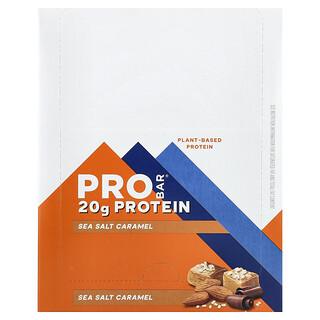 ProBar, प्रोटीन बार, समुद्री नमक कैरेमल, 12 बार, 2.47 oz (70 g) प्रत्येक