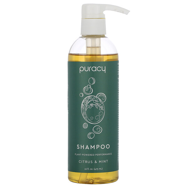 Puracy, Natural Shampoo, Citrus & Mint, 16 fl oz (473 ml) - iHerb