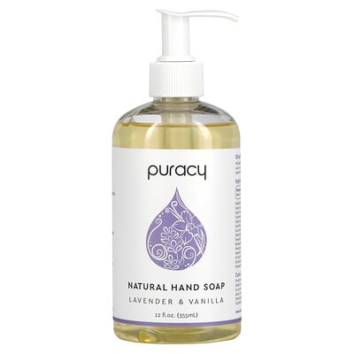 Купить Puracy Натуральное мыло для рук, 12 жидких унций (355 мл)