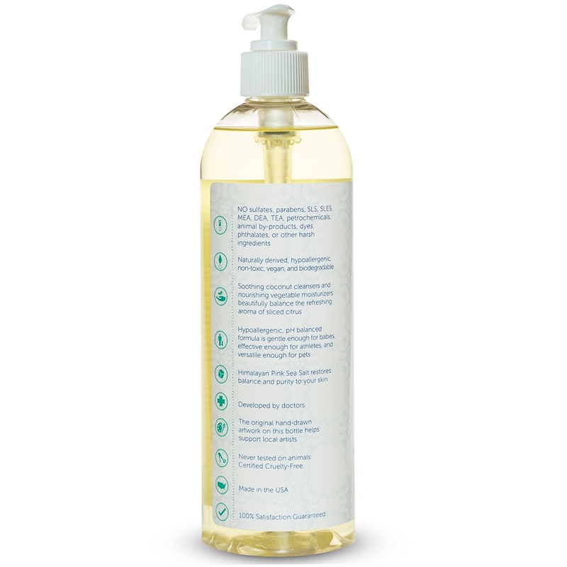 Puracy, Natural Body Wash, Citrus & Sea Salt, 16 fl oz (473 ml) iHerb