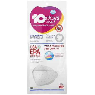 Puritas 10 Days Mask, 3 Pack
