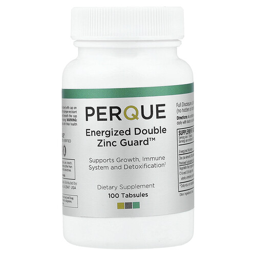 Perque Energized Double Zinc Guard™, 100 Tabsules
