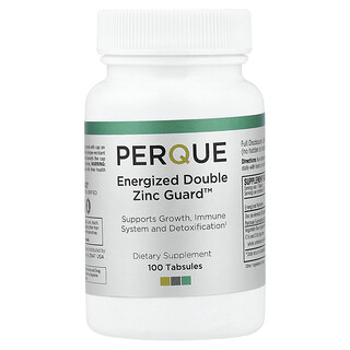 PERQUE, Double Zinc Guard™ energizado, 100 comprimidos
