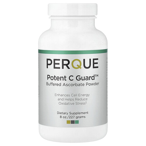 Perque Potent C Guard™, Buffered Ascorbate Powder, 8 oz (227 g)
