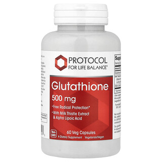 Protocol for Life Balance, Glutation, 60 vega kapszula