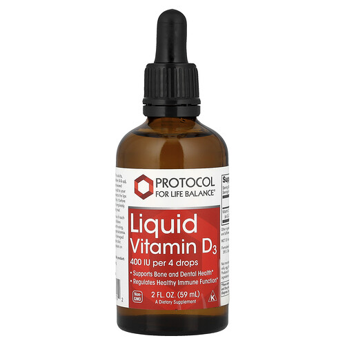Protocol for Life Balance, Liquid Vitamin D3, flüssiges Vitamin D3, 59 ml (2 fl. oz.)