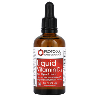 Protocol for Life Balance, Vitamin D3 Cecair, 2 fl oz (59 ml)