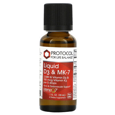 

Protocol for Life Balance Liquid D3 & MK-7 1 fl oz (30 ml)