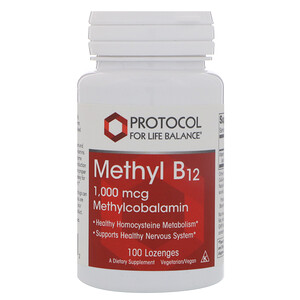 Отзывы о Протокол Фор Лифе Балансе, Methyl B12, 1,000 mcg, 100 Lozenges