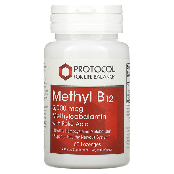 Methyl B12, 5,000 mcg, 60 Lozenges