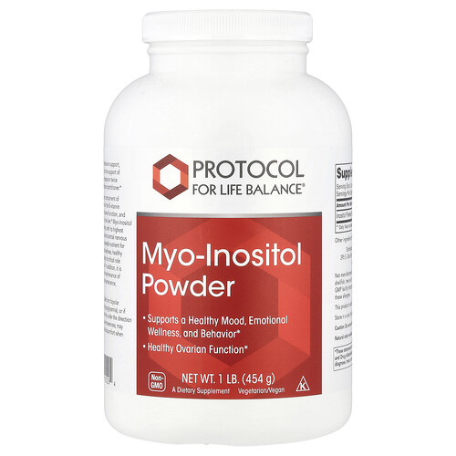 Protocol For Life Balance Myo-Inositol Powder, 1 lb (454 g)