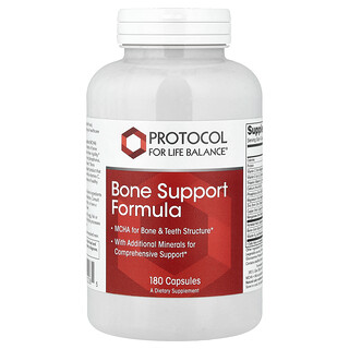 Protocol for Life Balance, Fórmula de refuerzo para los huesos, 180 cápsulas