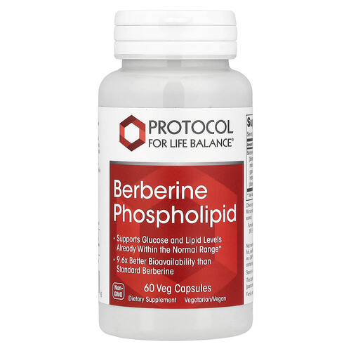 Protocol for Life Balance, Berberinphospholipid, 60 vegan-Kapseln (550 mg pro Kapsel)