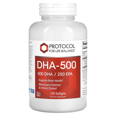 

Protocol for Life Balance DHA-500 120 Softgels