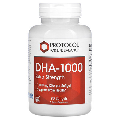 

Protocol for Life Balance DHA-100 Extra Strength 1 000 mg 90 Softgels