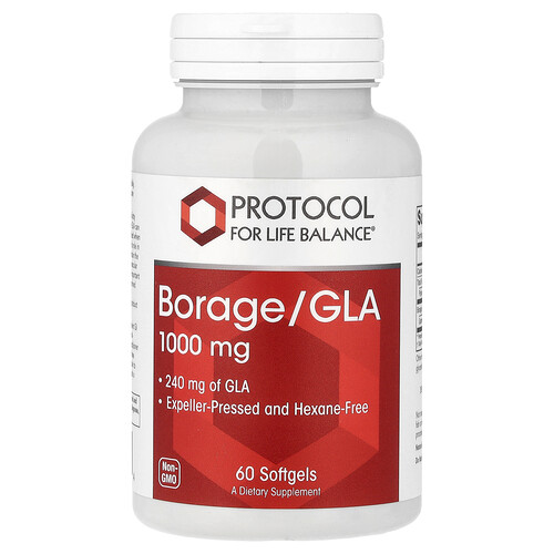 Protocol For Life Balance Borage/GLA, 60 Softgels