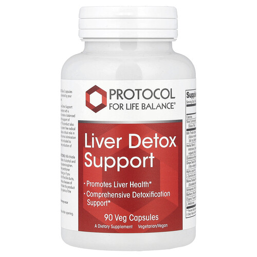 Protocol For Life Balance Liver Detox Support, 90 Veg Capsules