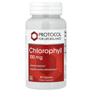 Protocol for Life Balance, Chlorofyl, 100 mg, 90 plantaardige capsules