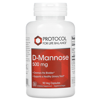 

Protocol for Life Balance D-Mannose 125 mg 90 Veg Capsules