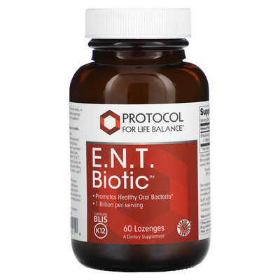 

Protocol for Life Balance E.N.T. Biotic 1 Billion 60 Lozenges