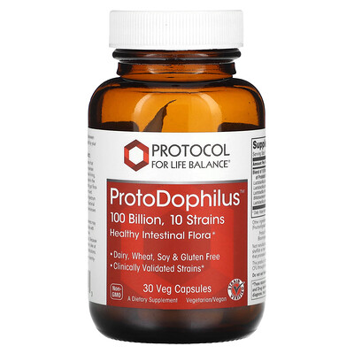 

Protocol for Life Balance ProtoDophilus 100 млрд 30 растительных капсул