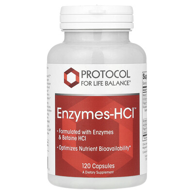 Protocol for Life Balance Enzymes-HCl™ 120 Capsules
