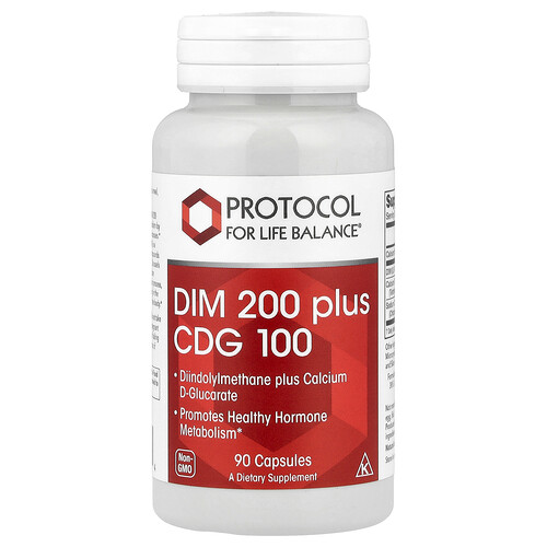 Protocol For Life Balance DIM 200 Plus CDG 100, 90 Capsules