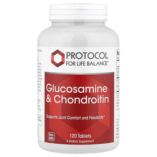 Protocol for Life Balance, Glucosamine & Chondroitin, 120 Tablets