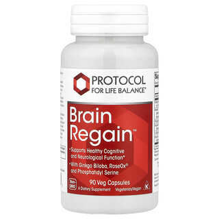 Protocol for Life Balance, Brain Regain™, 90 cápsulas vegetales