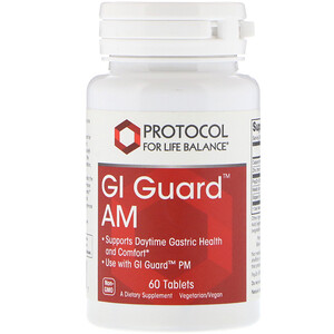 Отзывы о Протокол Фор Лифе Балансе, GI Guard AM, 60 Tablets