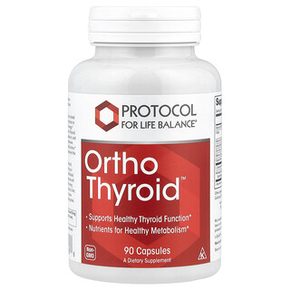 Protocol for Life Balance, Ortho Thyroid™, 90 Cápsulas