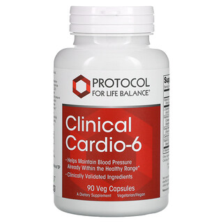Protocol for Life Balance, Clinical Cardio-6, 90 Veg Capsules