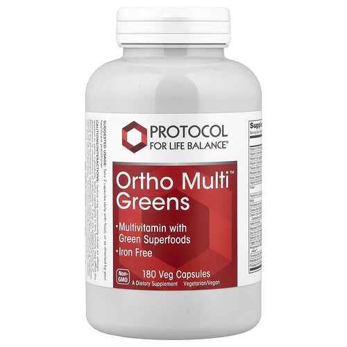 Protocol for Life Balance, Ortho Multi™ Greens, 180 pflanzliche Kapseln