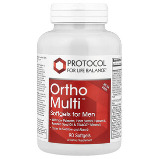 بروتوكول فور لايف بالانس‏, Ortho Multi ™ ، كبسولات هلامية للرجال ، 90 كبسولة هلامية
