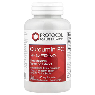 Protocol for Life Balance, Kurkumin PC Meriva®-val, 60 vegán kapszula (500 mg kapszulánként)