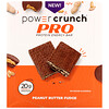 BNRG, Power Crunch Protein Energy Bar, PRO, помадка с арахисовым маслом, 12 батончиков по 2 унции (58 г) каждый