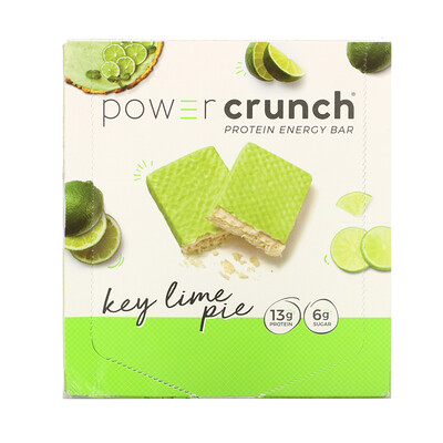 

BNRG Power Crunch Protein Energy Bar Key Lime Pie 12 Bars 1.4 oz (40 g) Each