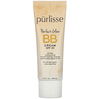 Purlisse, Perfect Glow, BB Cream, SPF 30, Medium Tan, 1.4 fl oz (40 ml)